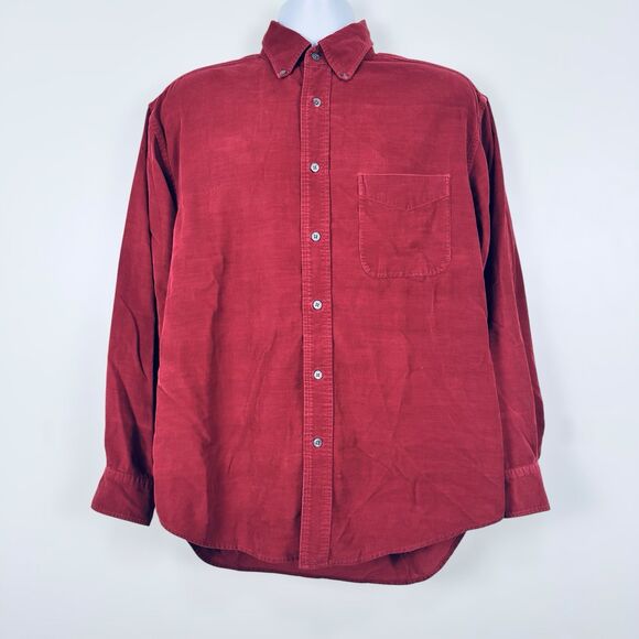 Banana Republic Fine Wale Corduroy Shirt Button Shirt Mens Heritage Casual M - Picture 1 of 9